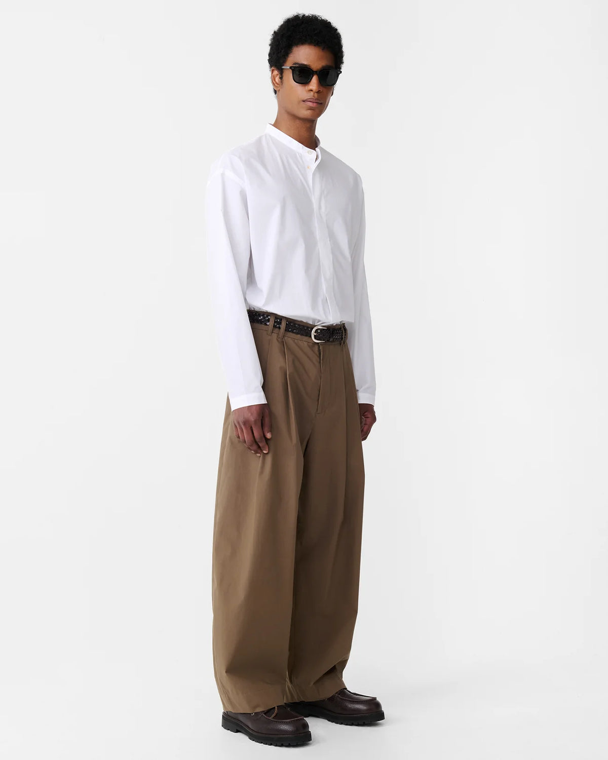Yale - Double Pleat Volume Pant - Boulder