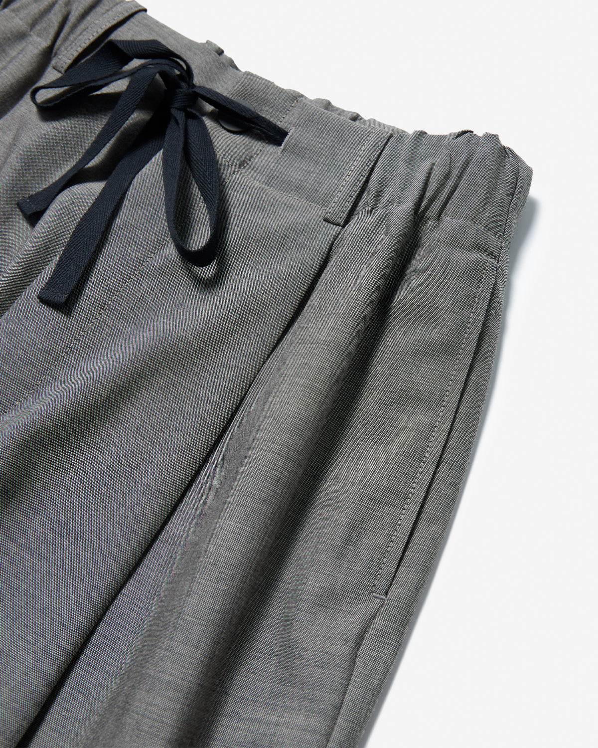 Noam - Drawcord Pant - Warm Grey