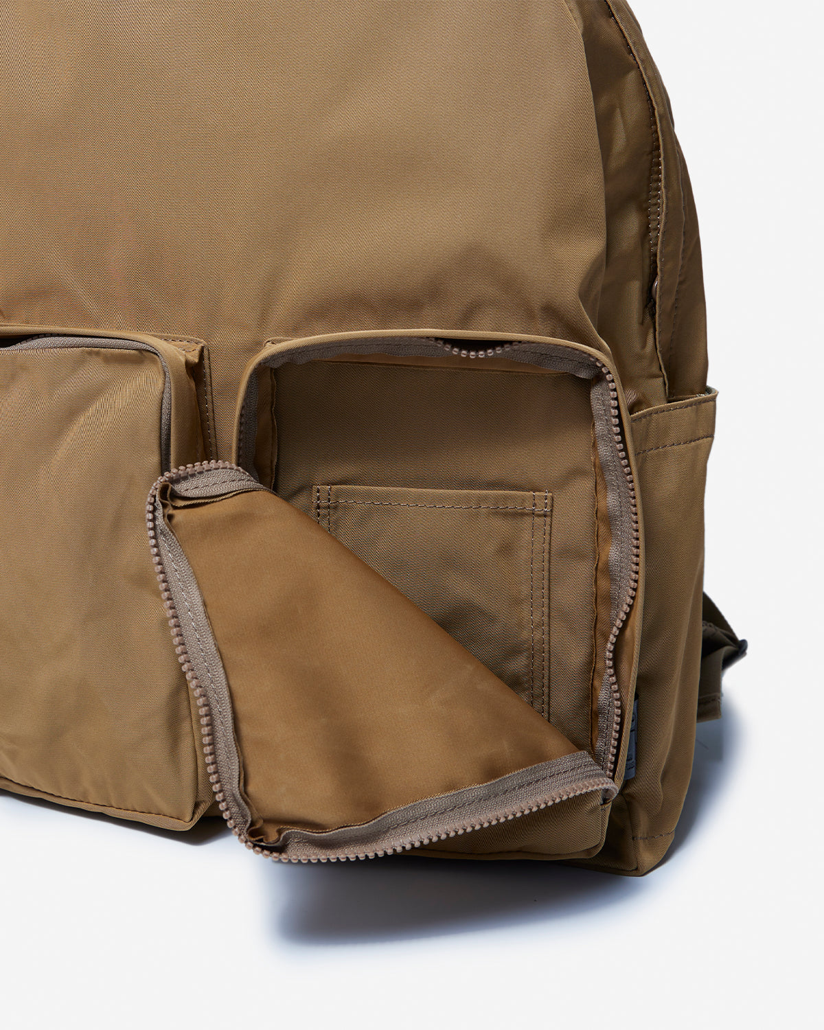 Gabardine Backpack  - Beige