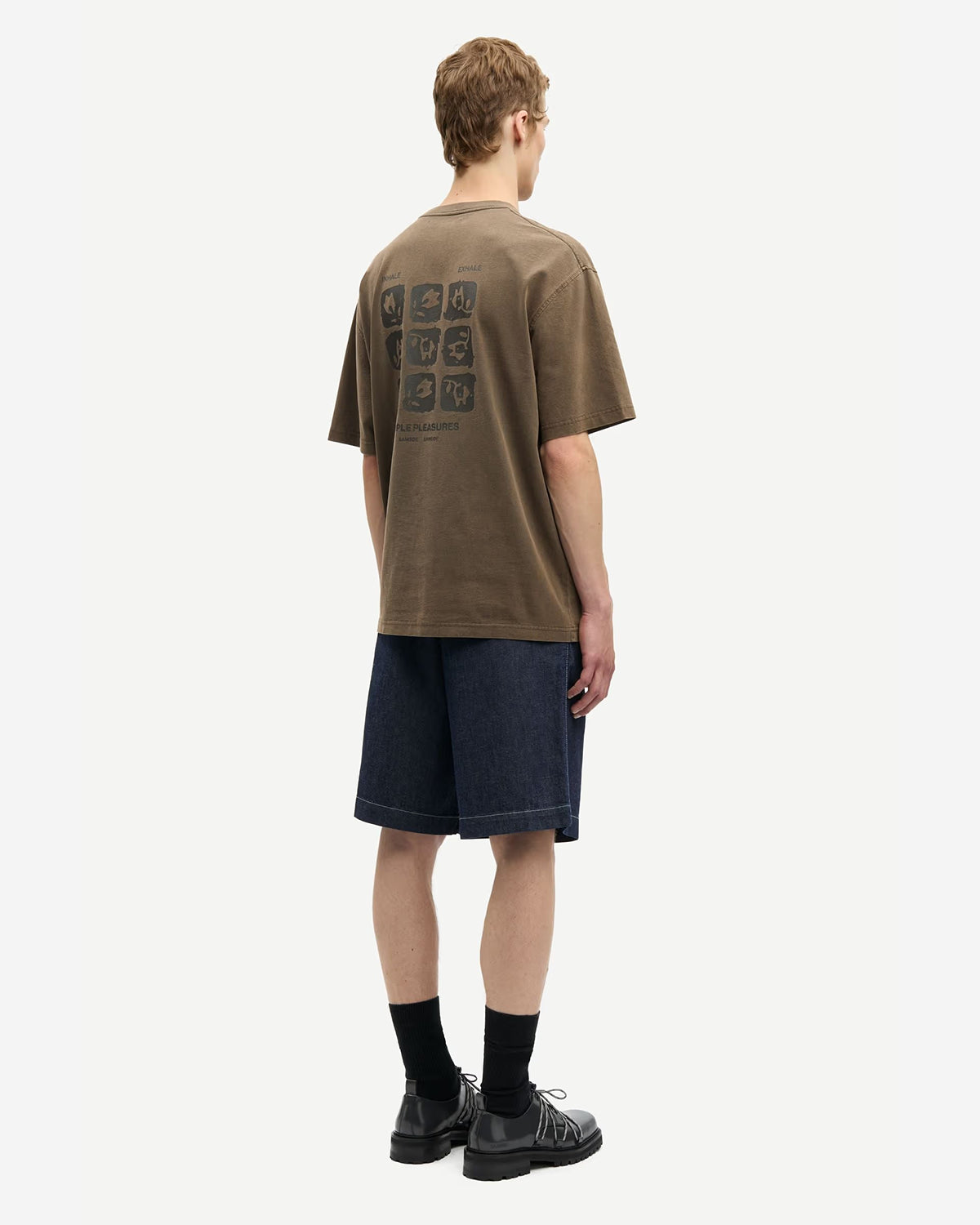 Sacohen T-Shirt - Brown Stamp