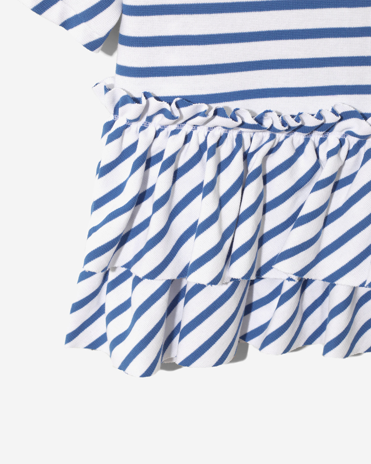 Swallow Frill Tiered Top - Stripe