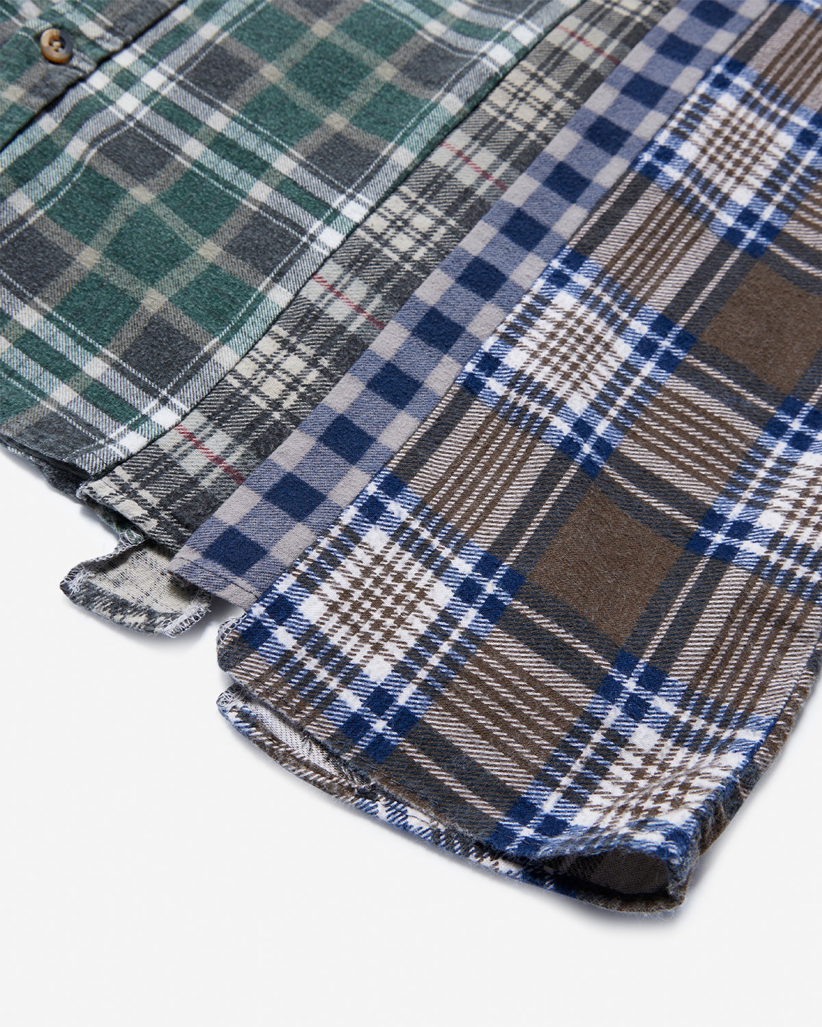 Flannel Shirt - 7 Cuts Wide Shirt - Assorted