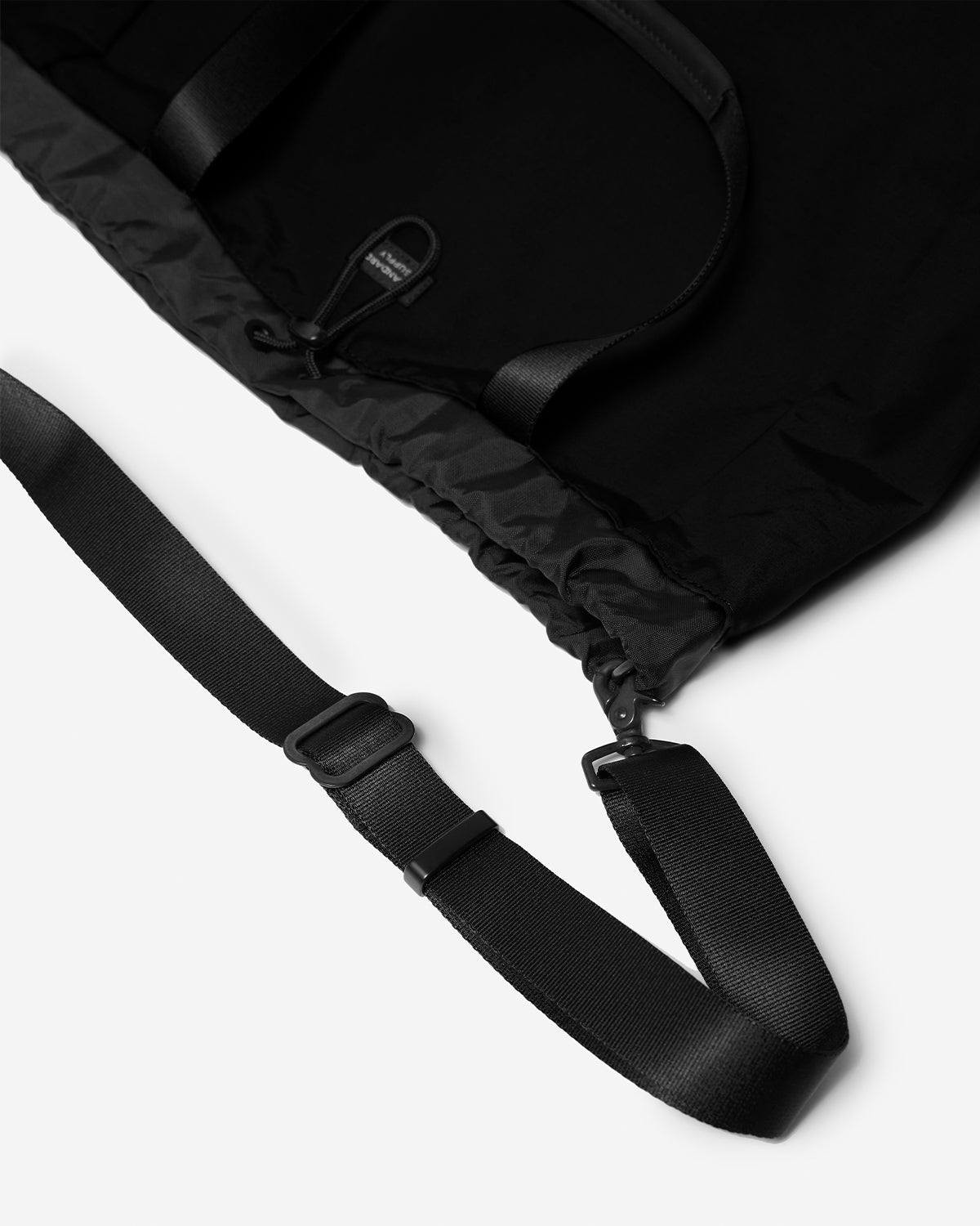 Simplicity 2Way Draw String Tote - Black