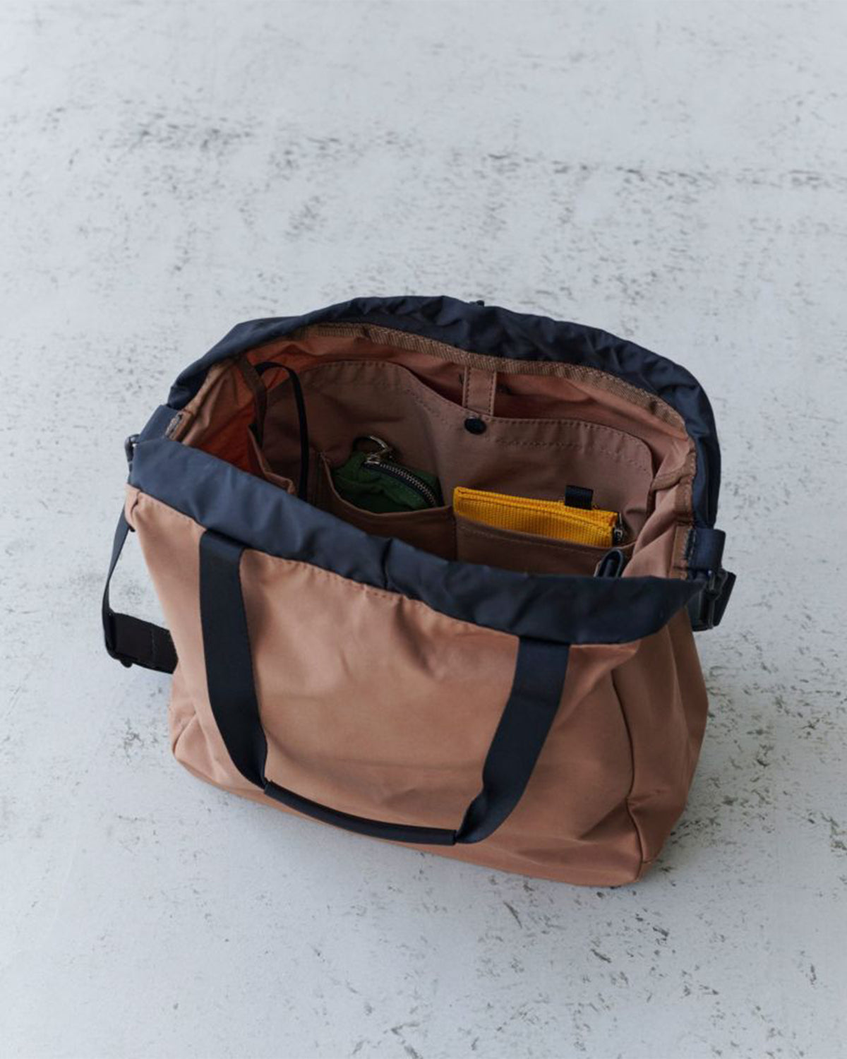 Simplicity 2Way Draw String Tote - Mocha
