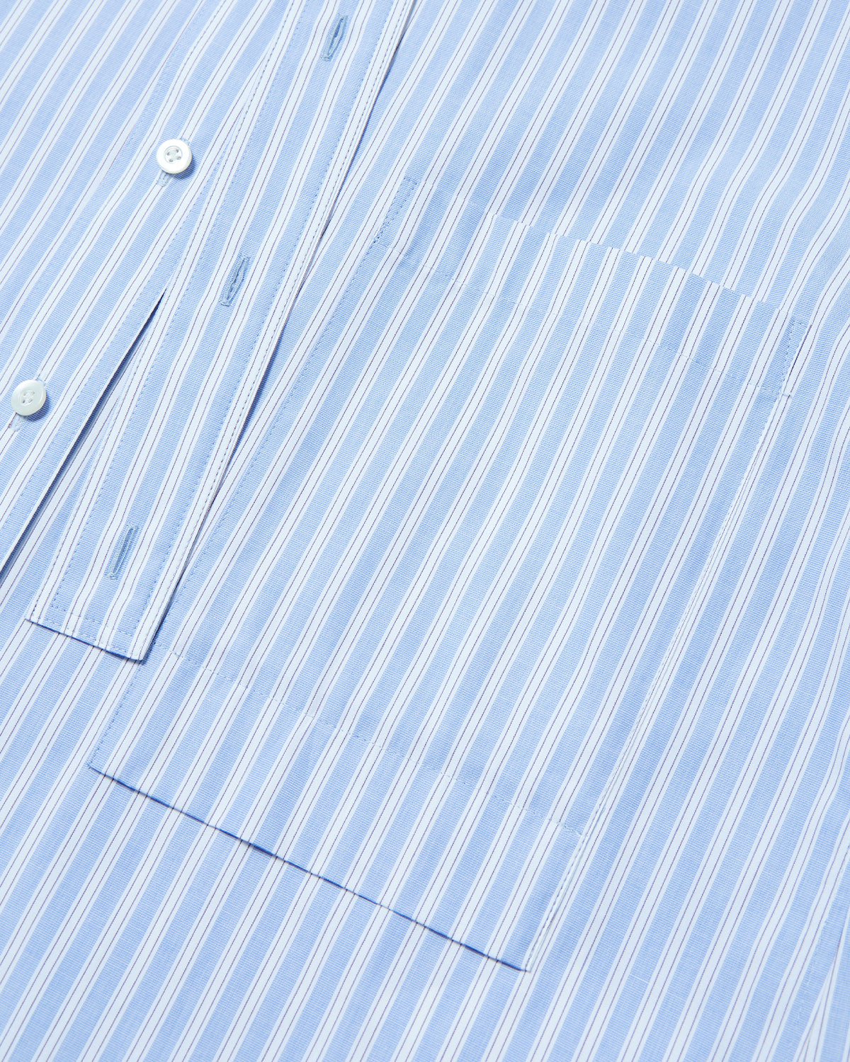 Ribbon Tie Shirt - Light Blue