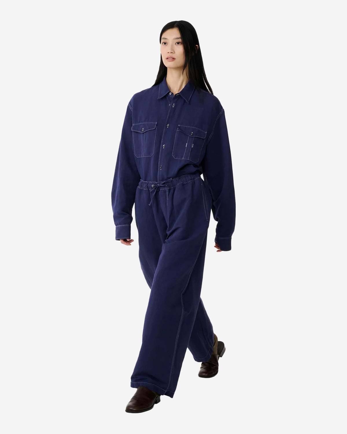 Sonny - Drawstring Pant - Indigo