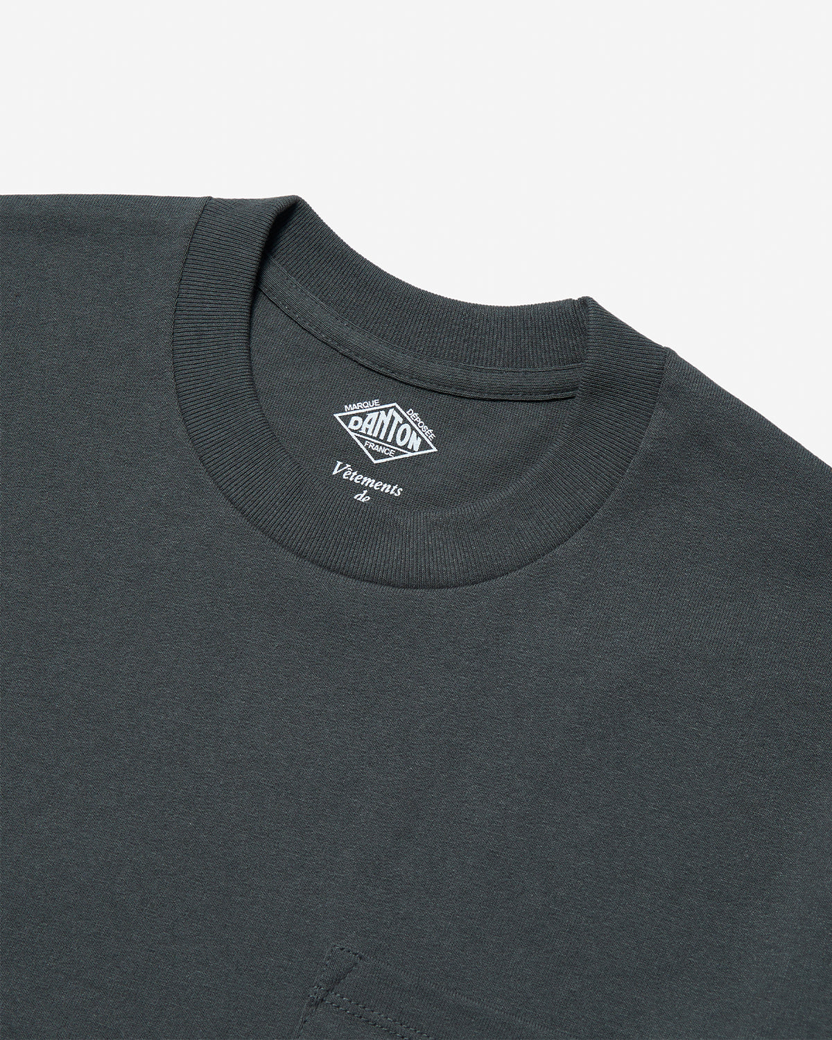 Mens Short Sleeve Pocket T-shirt - Coal Grey
