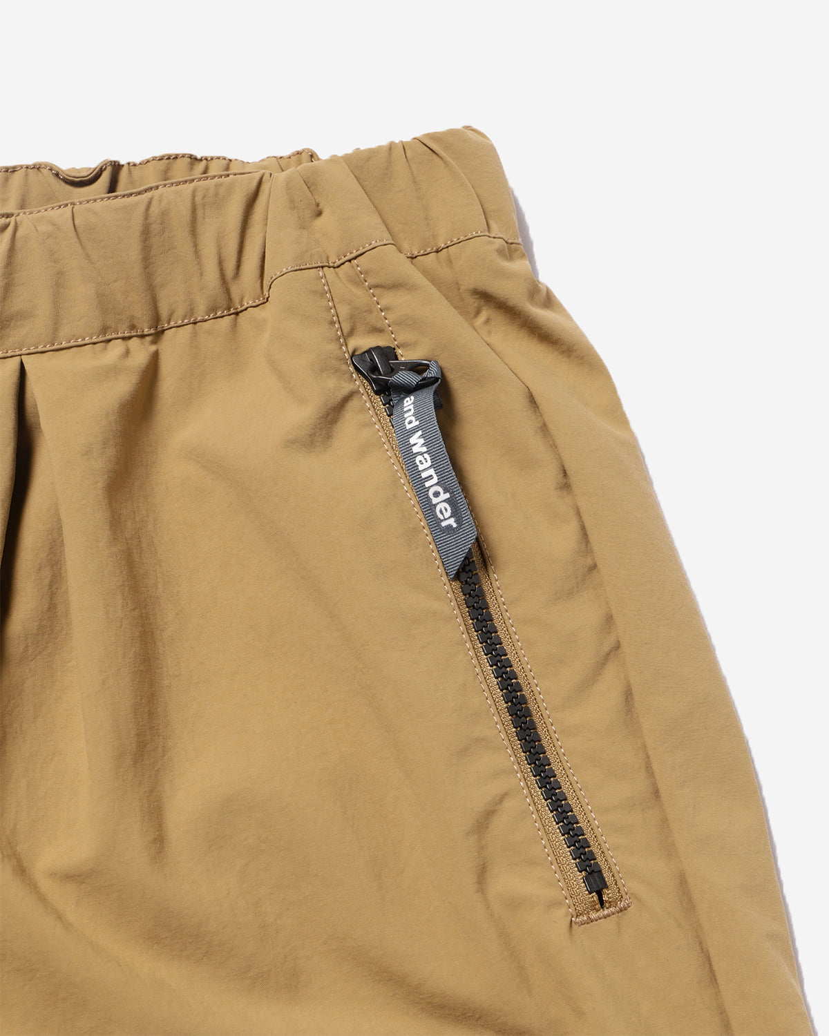 Twill Short Pants (M) - Beige