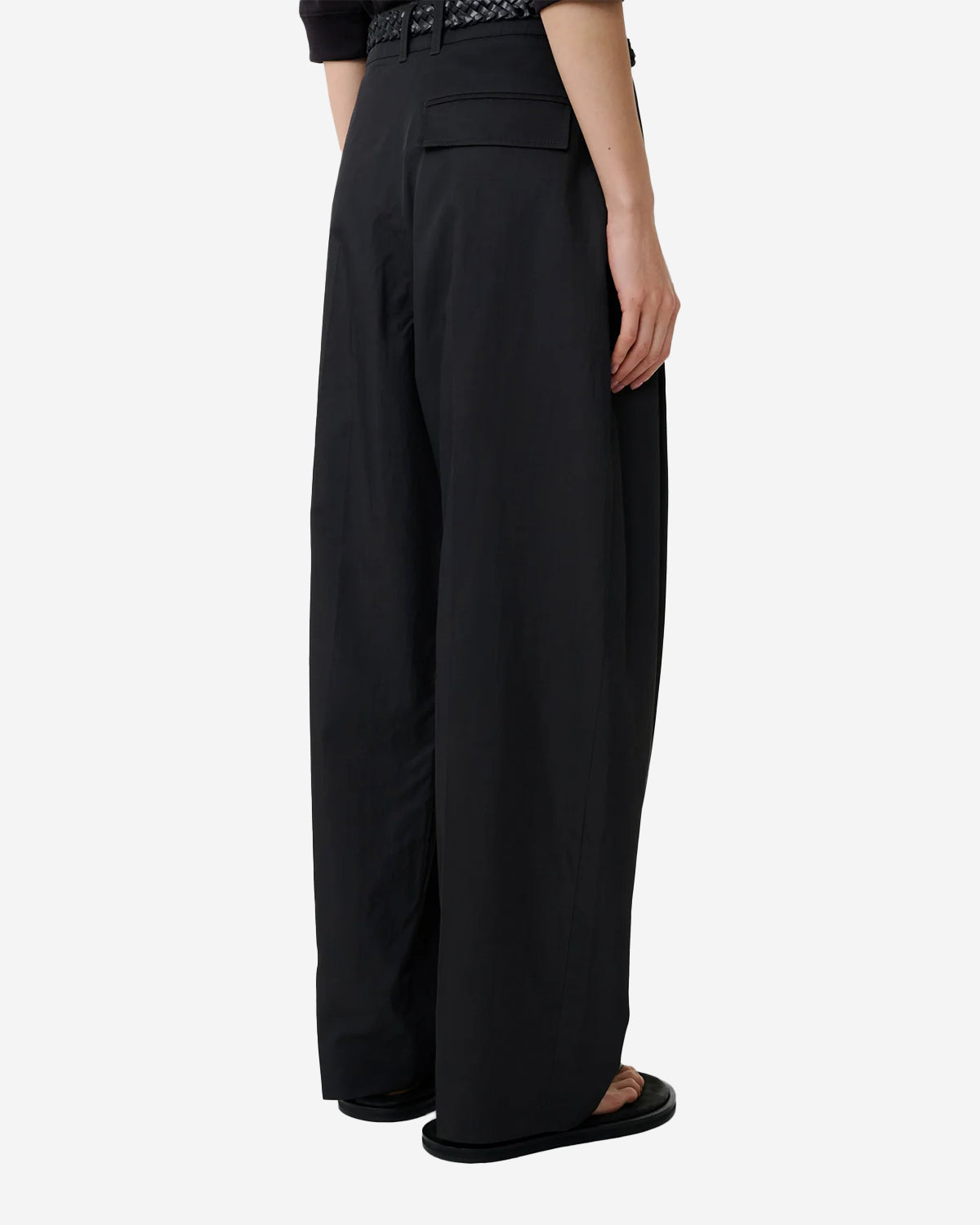 Acuna Pleat Front Pant - Coal