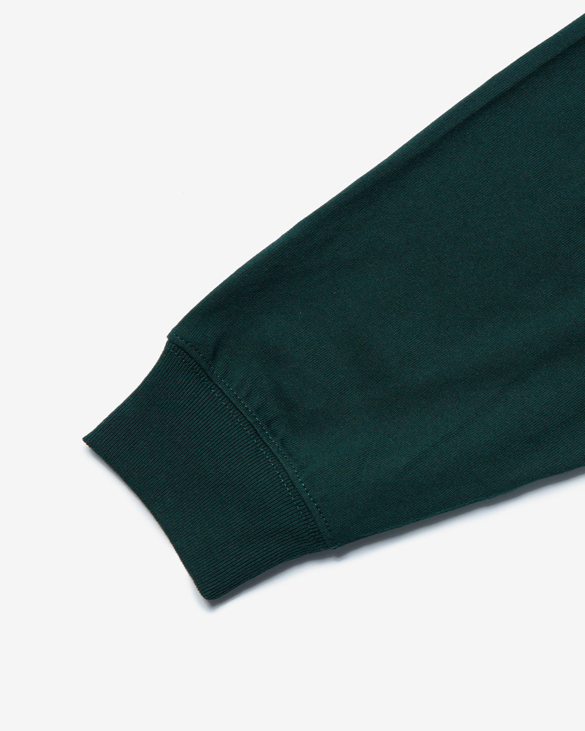 Mens Long Sleeve T-Shirt Plain - Dark Green