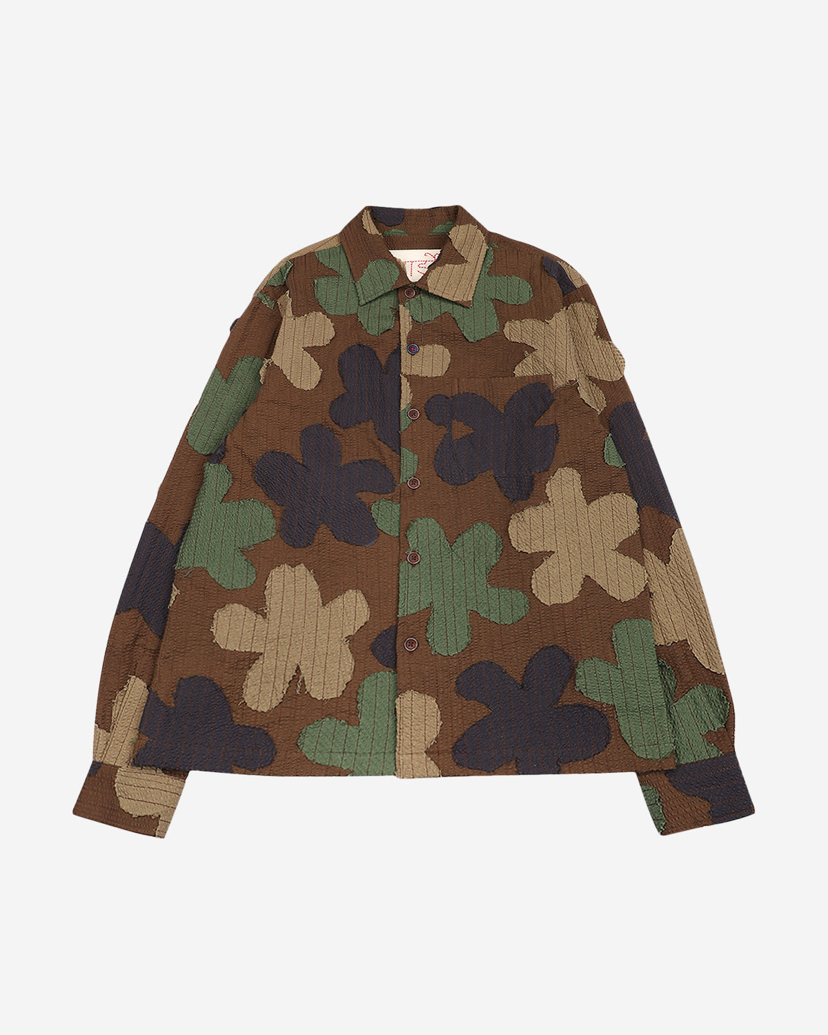 Martin - Relaxed Fit Convertible Collar LS Shirt - Multi