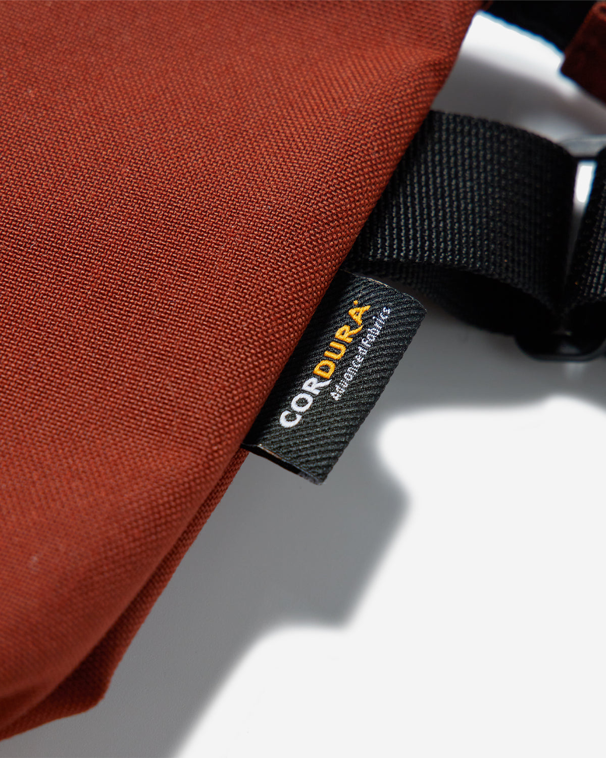 Montsouris - Cordura Canvas Shoulder Bag - Orange Brown White