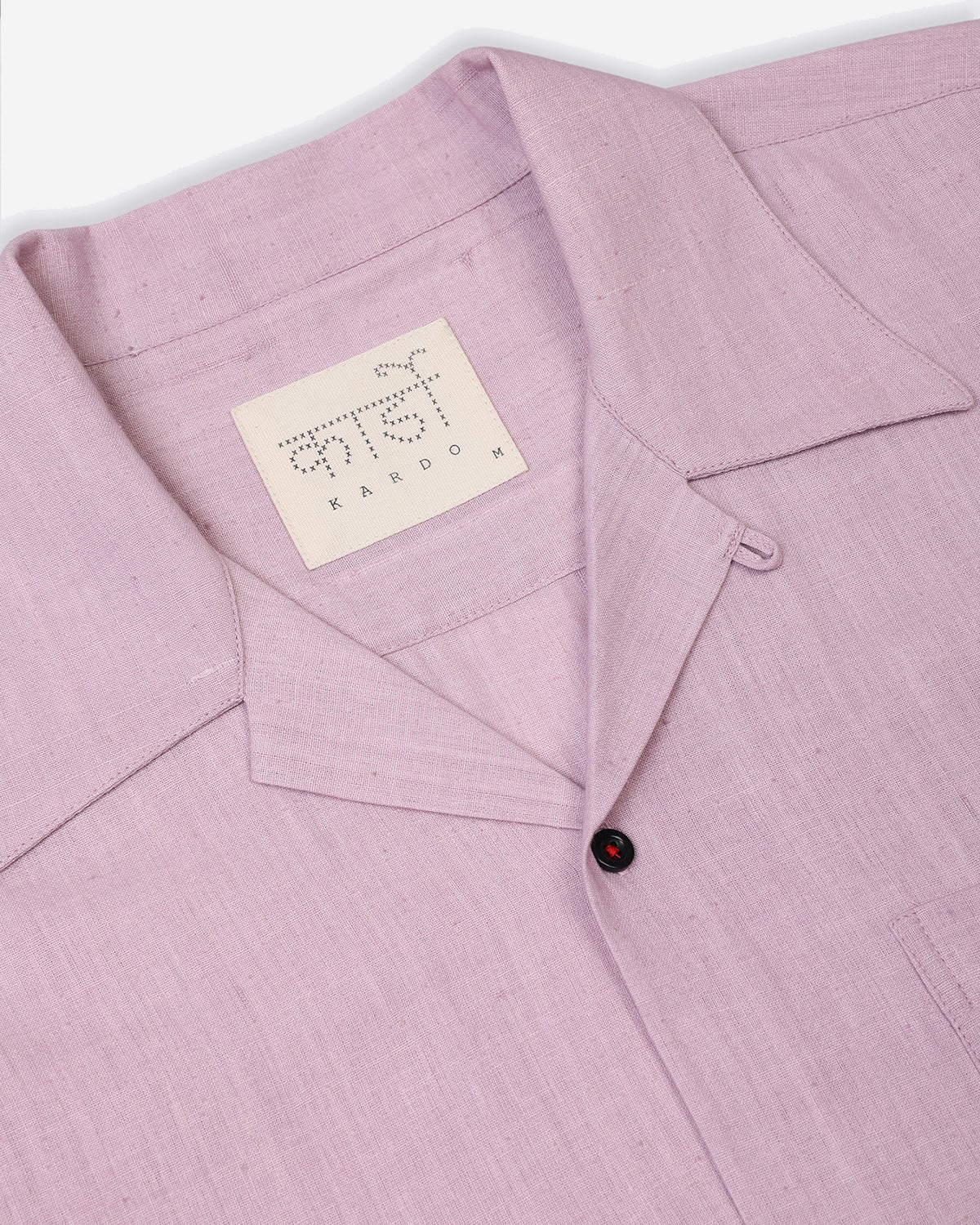 Rohit - Boxy Over Sized Vintage Inspired Camp Collar Shirt - Lavender Mist