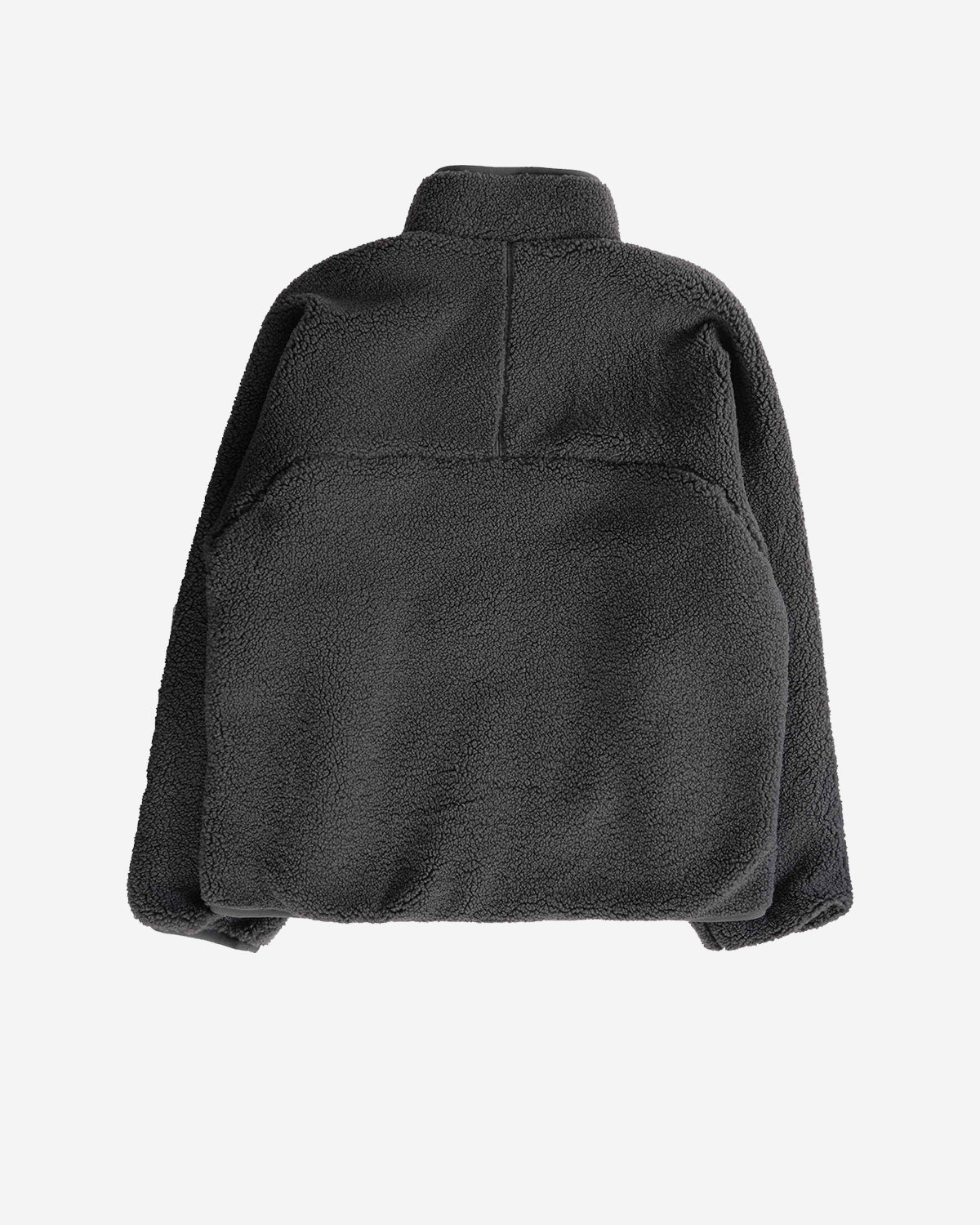 Insulation Stand Collar Boa Jacket - Taupe Grey