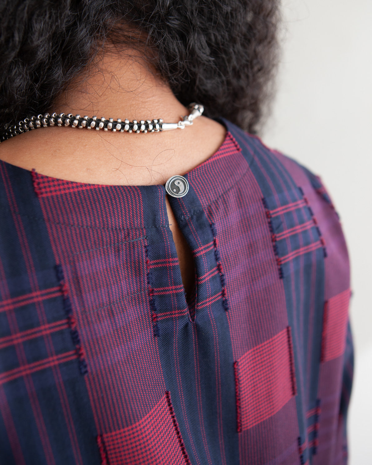 Touring Dress - Red / Navy