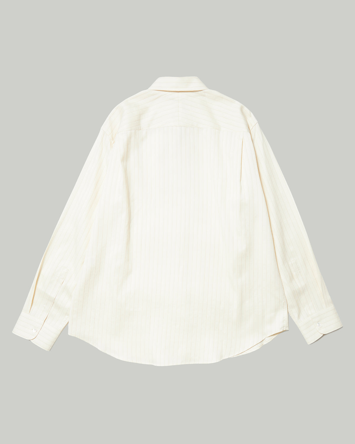 View - Boxy Oversized Shirt - Amber Stripe