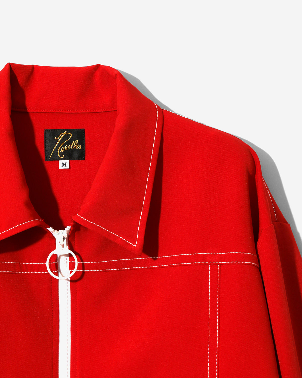 Stitched Sports Jacket - Poly Light Double Cloth - Red