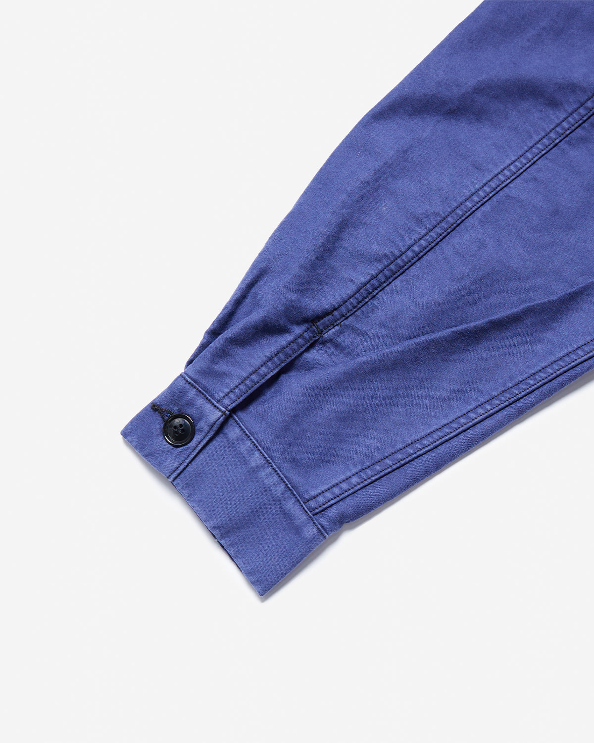 Moleskin Wide Coverall Jacket - Navy
