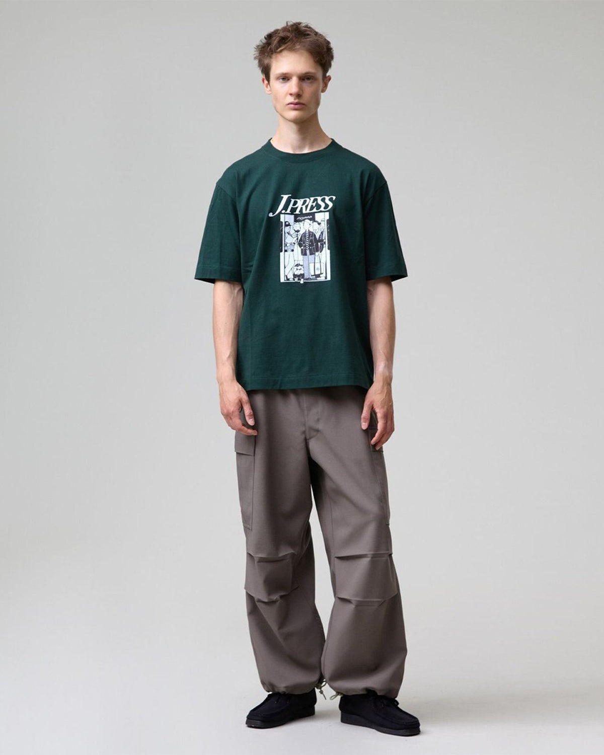 Aaron Illust T-Shirt - Green
