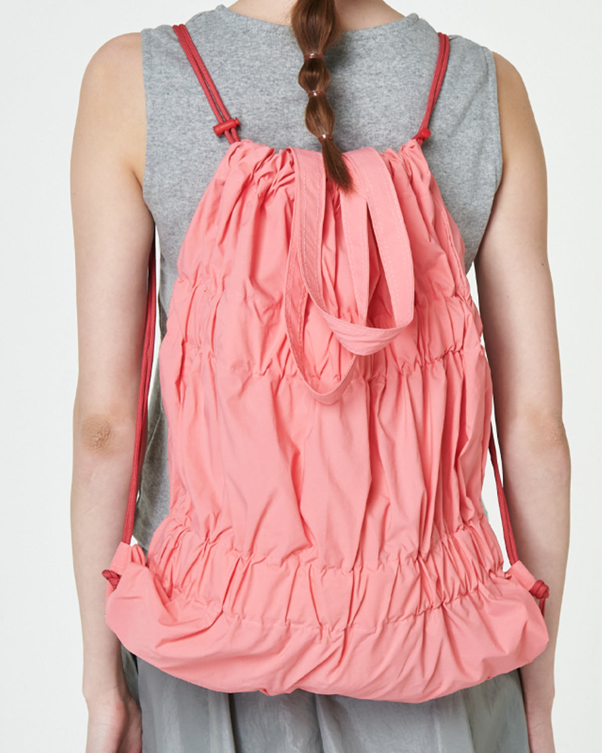 Tiered Banding Backpack - Pink
