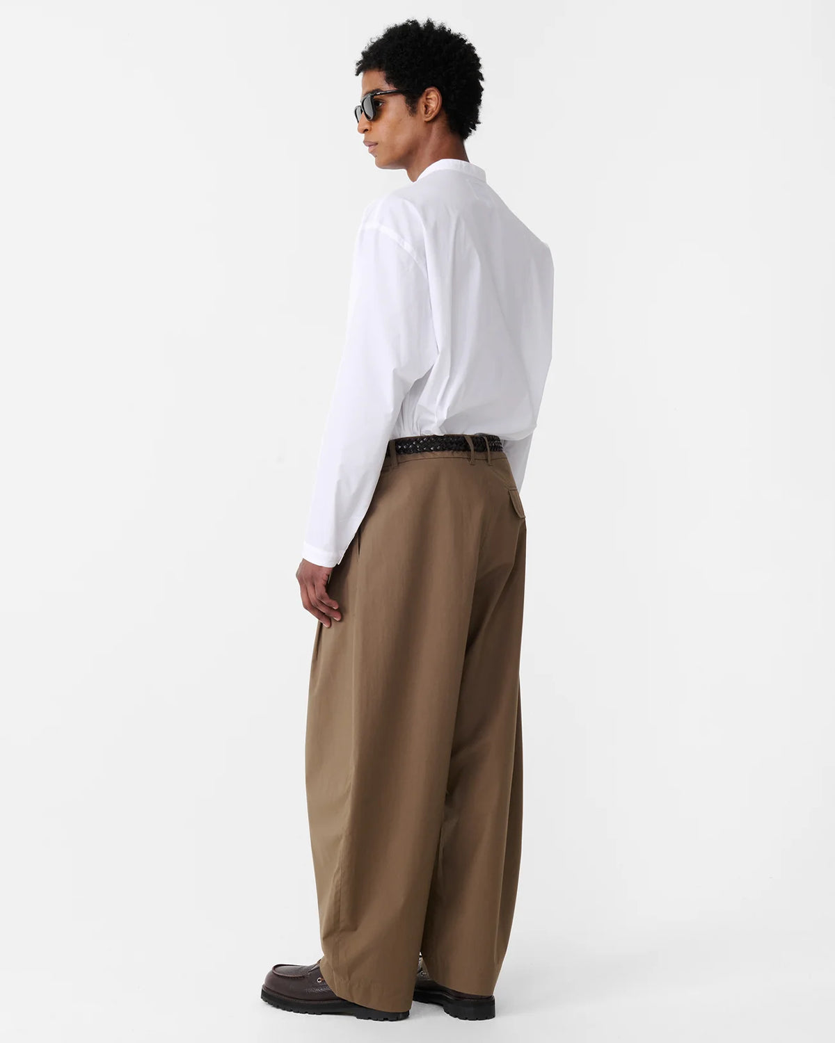 Yale - Double Pleat Volume Pant - Boulder