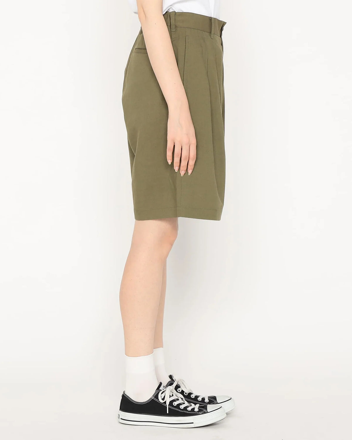 Mens C/N Twill Easy Shorts - Olive