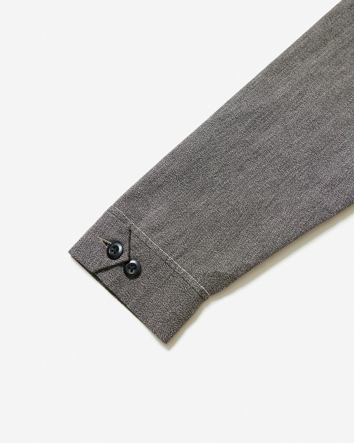 Timber - Cropped Zipped Collar Jacket - Salt and Pepper