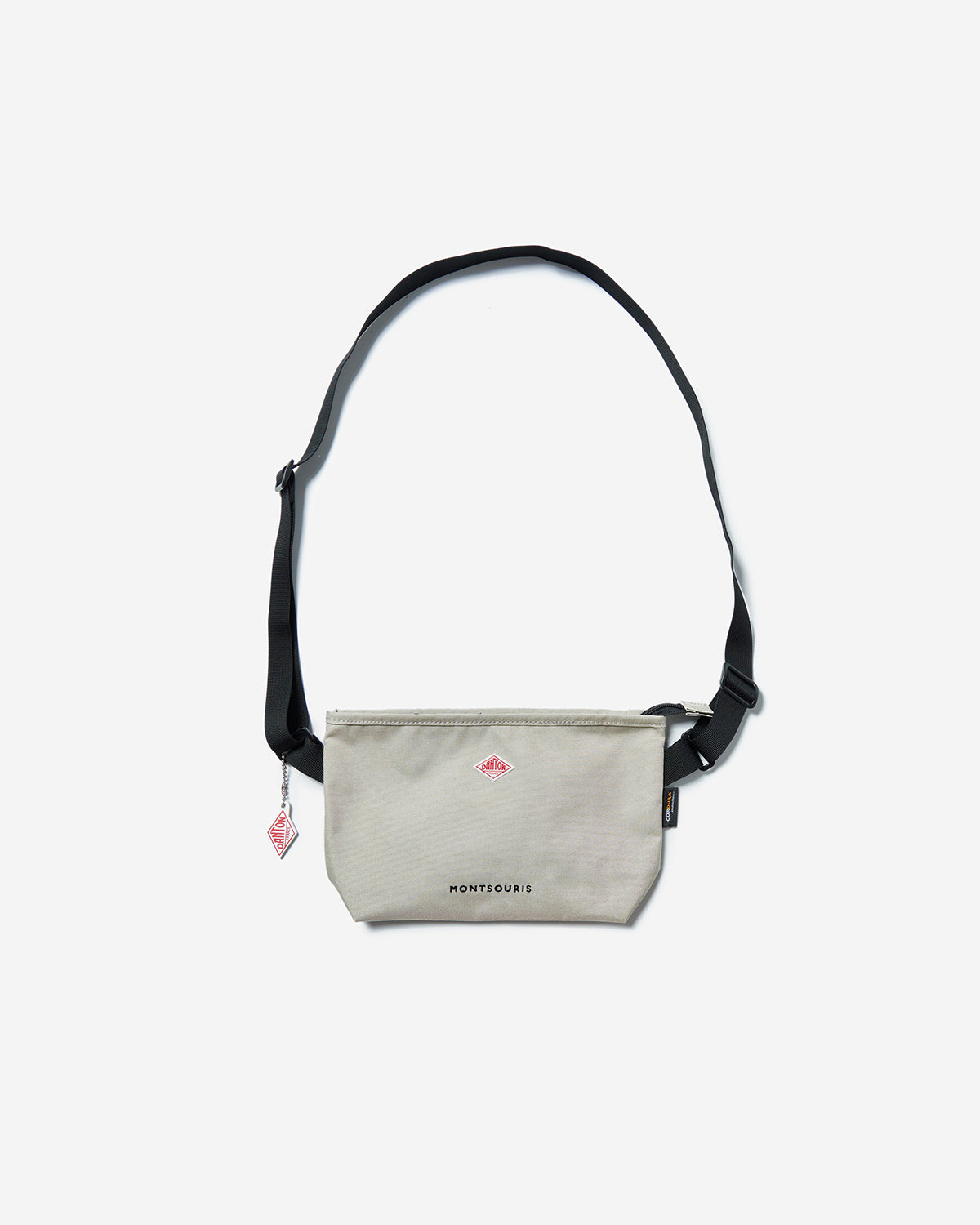 Montsouris - Cordura Canvas Shoulder Bag - Oyster White Black