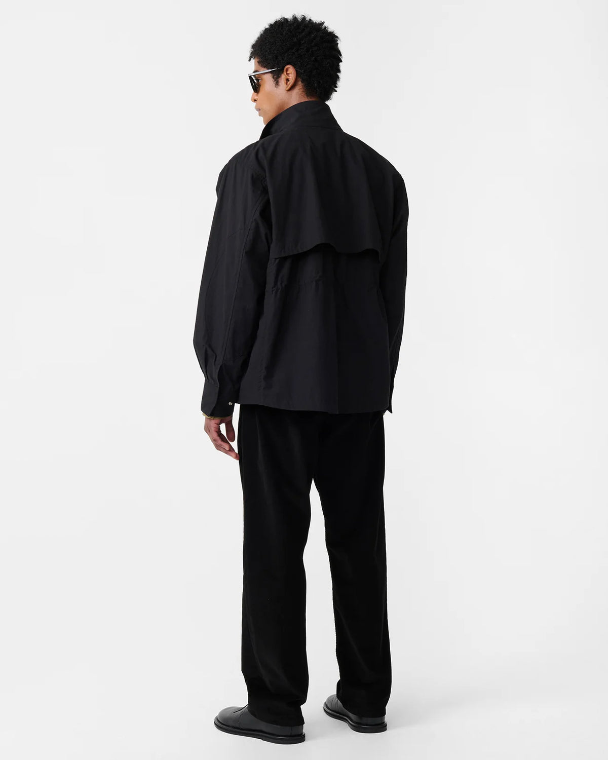 Vista - Elasticated Waist Jacket - Washed Black