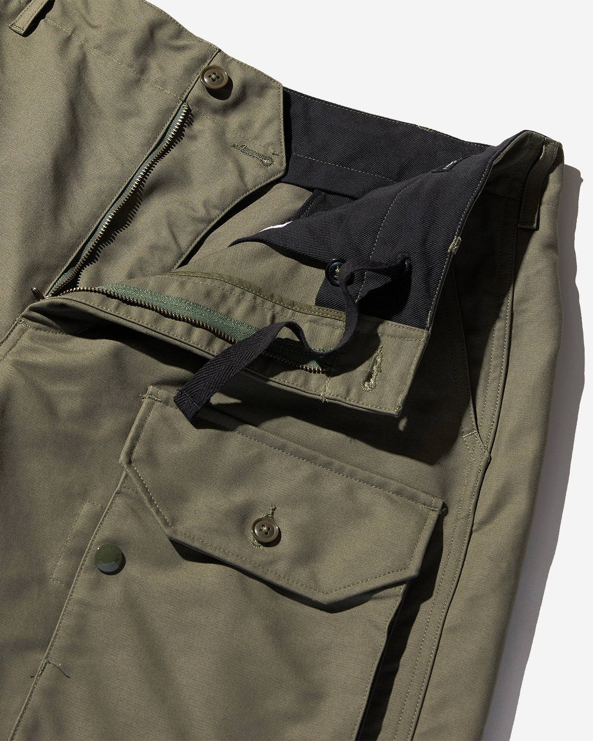 Flight Pant - Olive Cotton Double Cloth