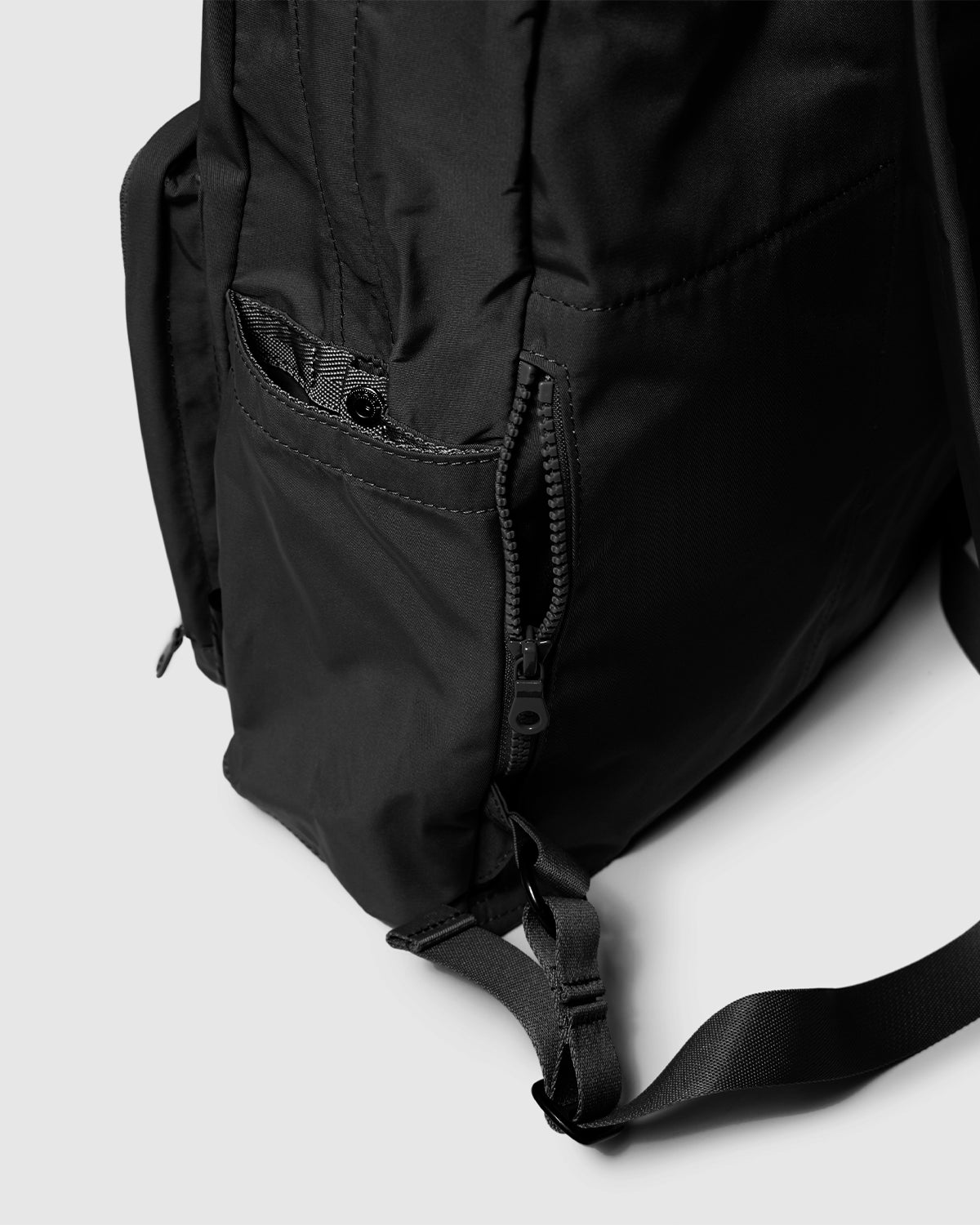 Gabardine Backpack  - Black