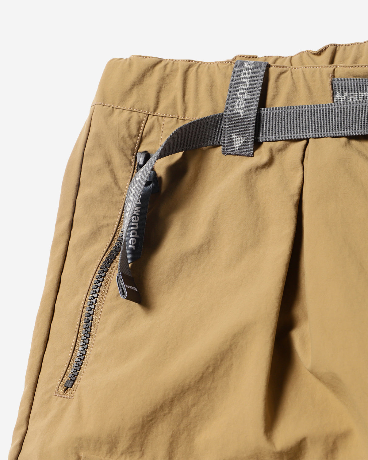Twill Short Pants (M) - Beige