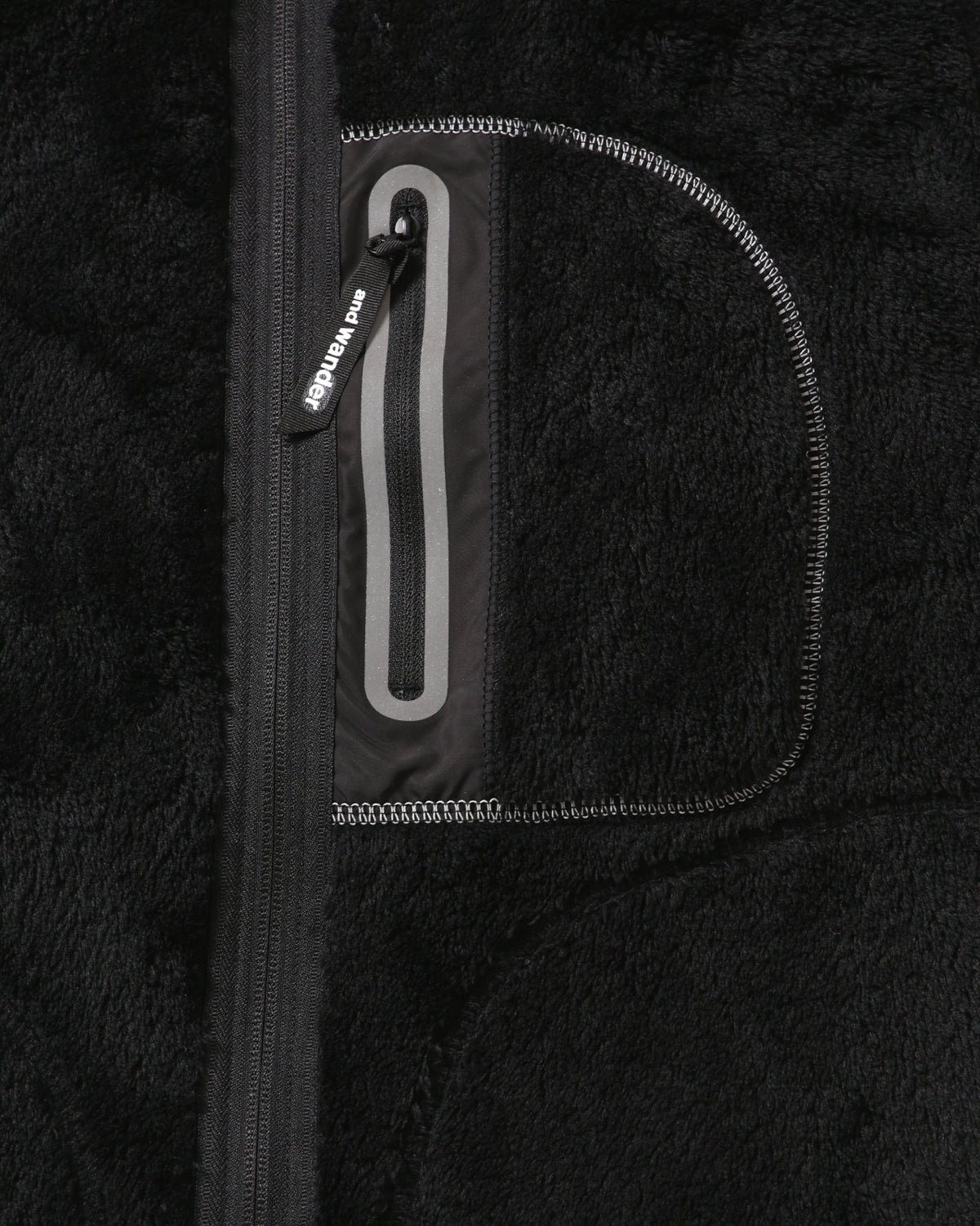 High Loft Fleece Jacket - Black