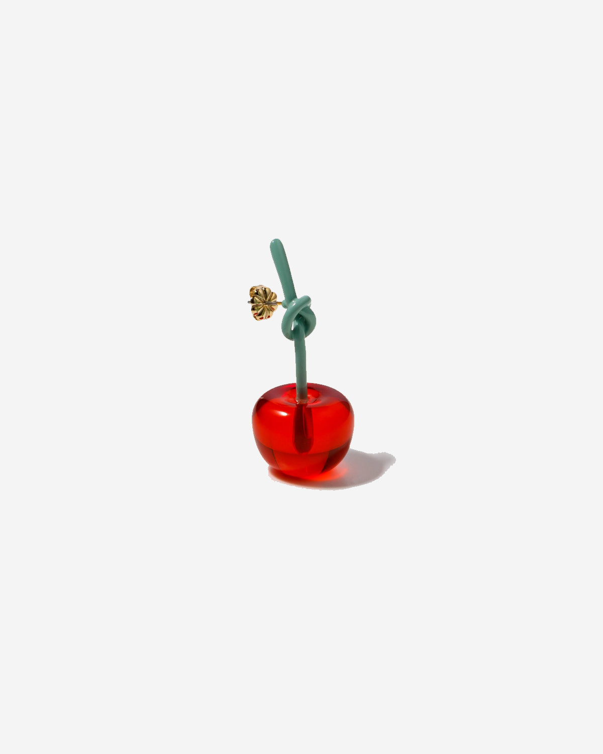 Edit Play Cherry Earrings - Red / Green