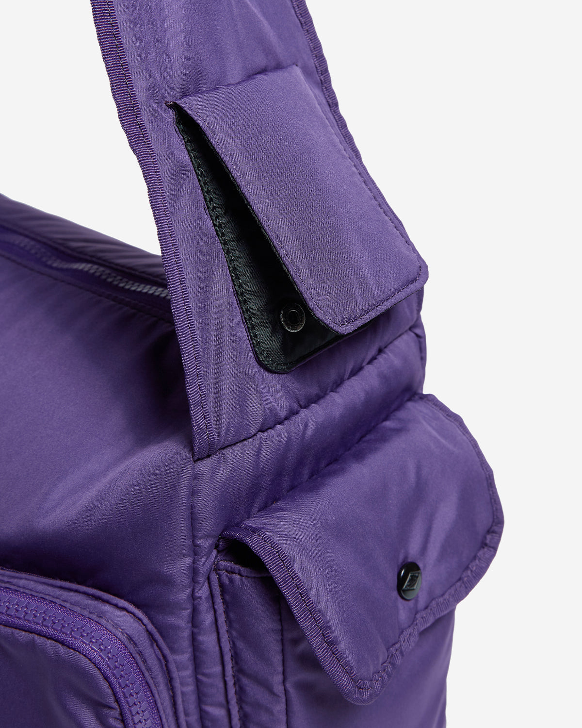 La Defense - Polyester Taffeta Shoulder Bag - Purple White