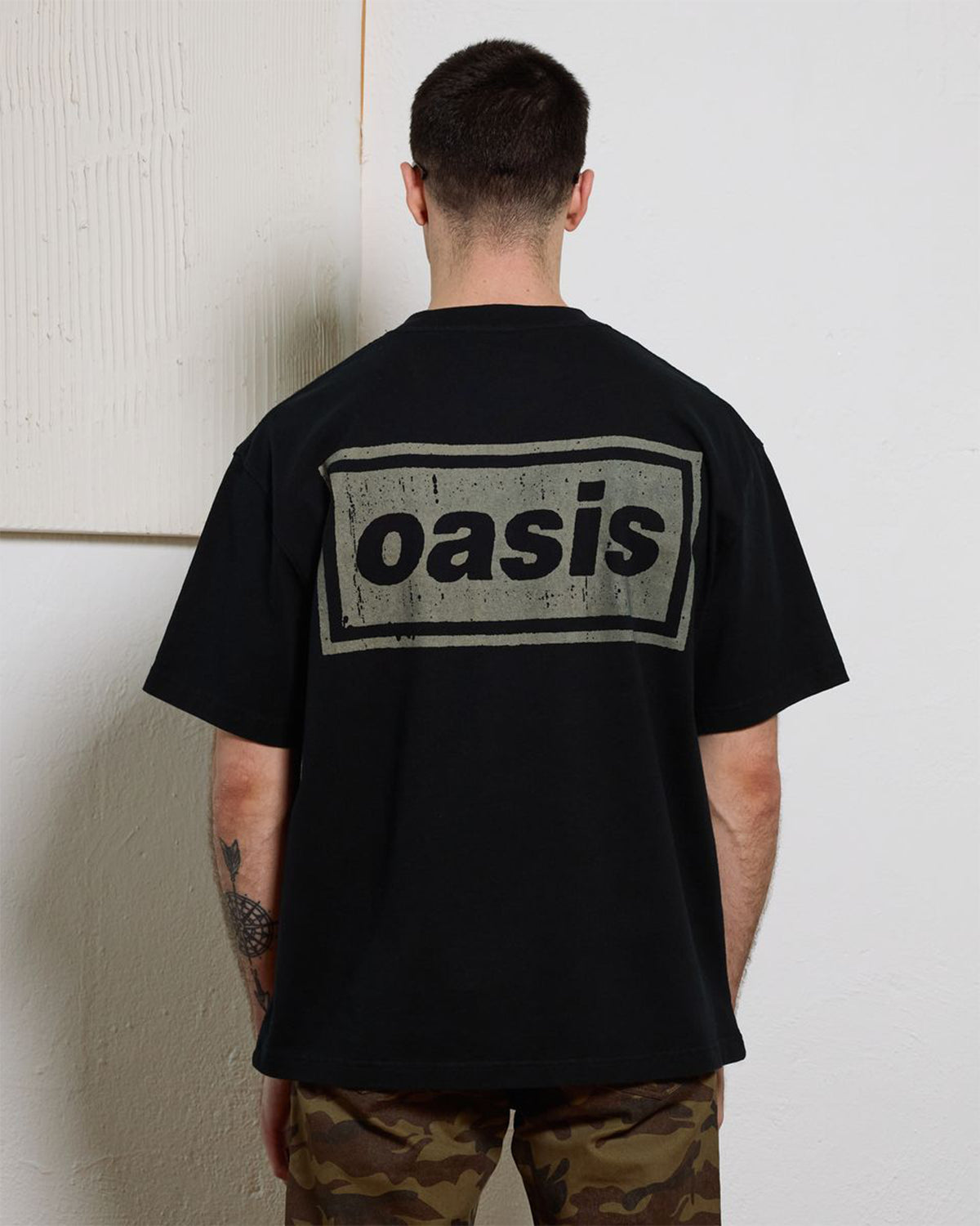 Pleasures X Oasis - Definitely Heavyweight Shirt - Faded Black