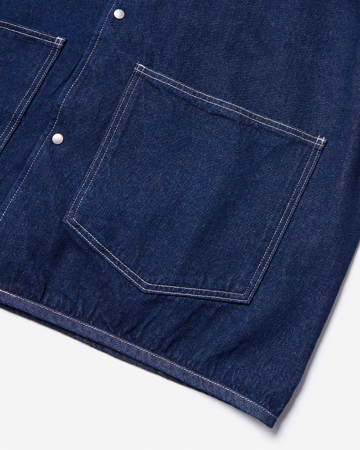 Mens Denim Shirt Jacket - Indigo Denim