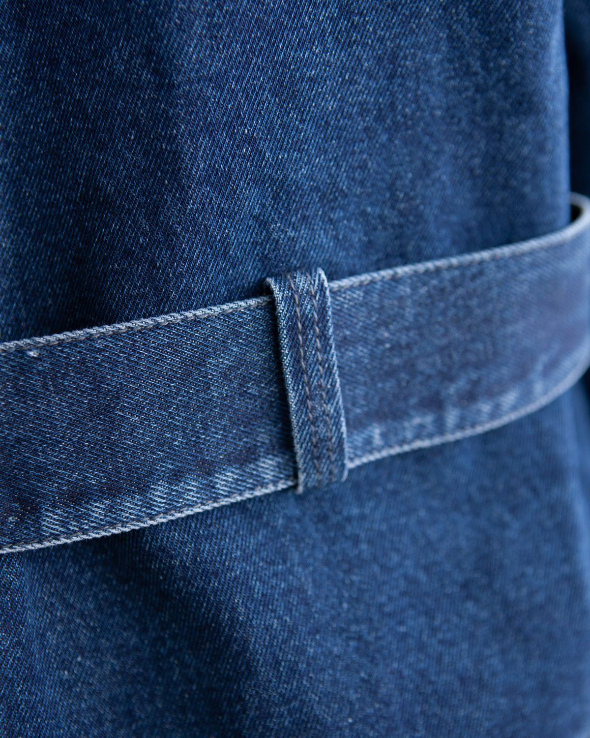 Short Mackinaw Coat - Denim