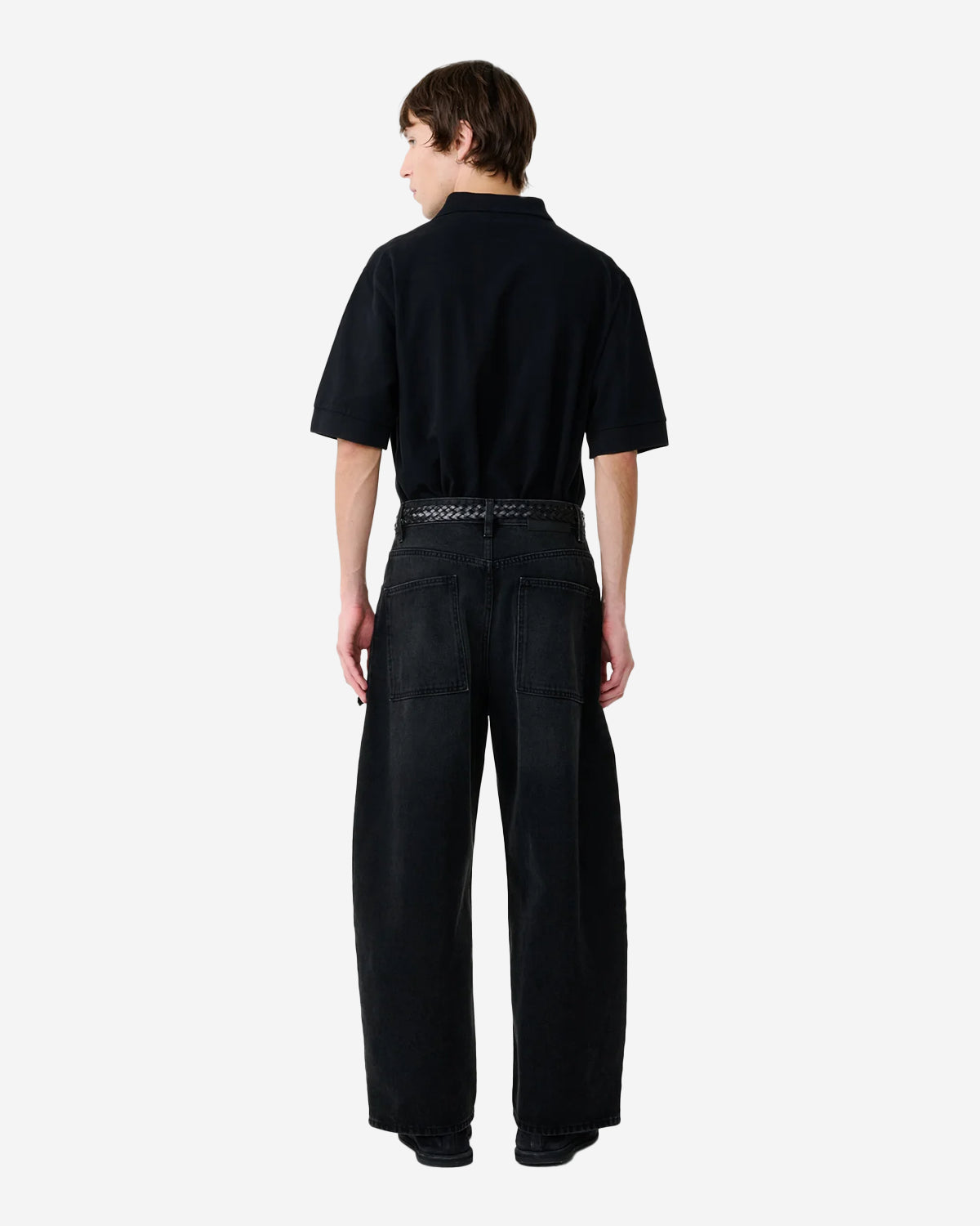 Balaton - S/S Polo - Washed Black