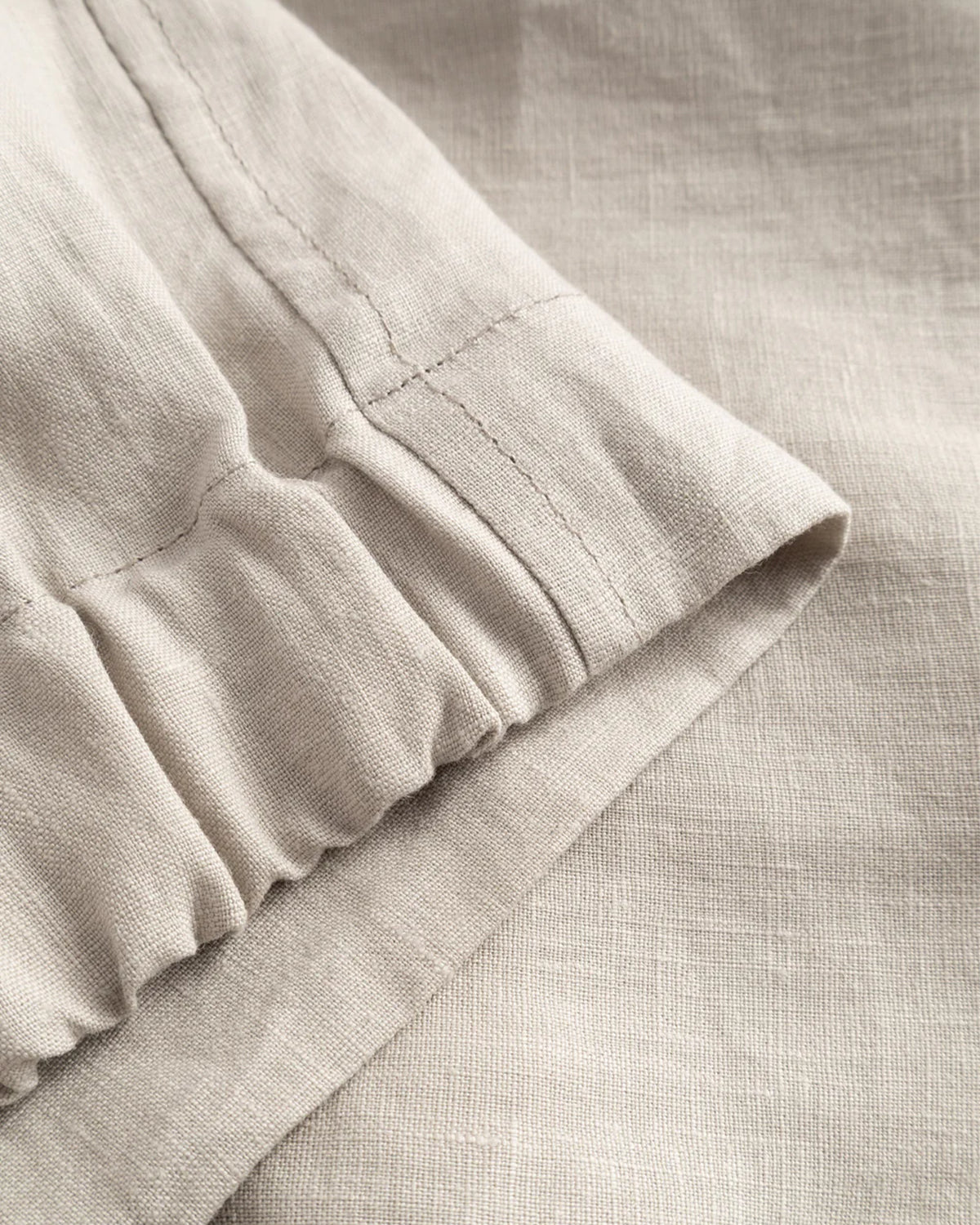 Sigma High Density Linen Unlined Overshirt  - Greige