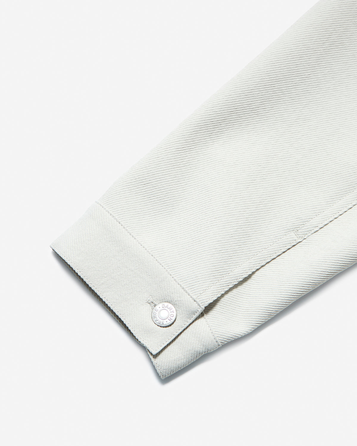 Mens Polyester Twill Jeans Jacket Style Shirt Blouson - Greige