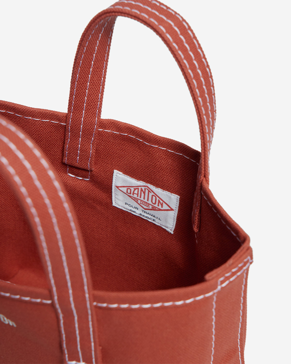 Vosges Petit - Cotton Canvas Tote Bag - Brick Ivory