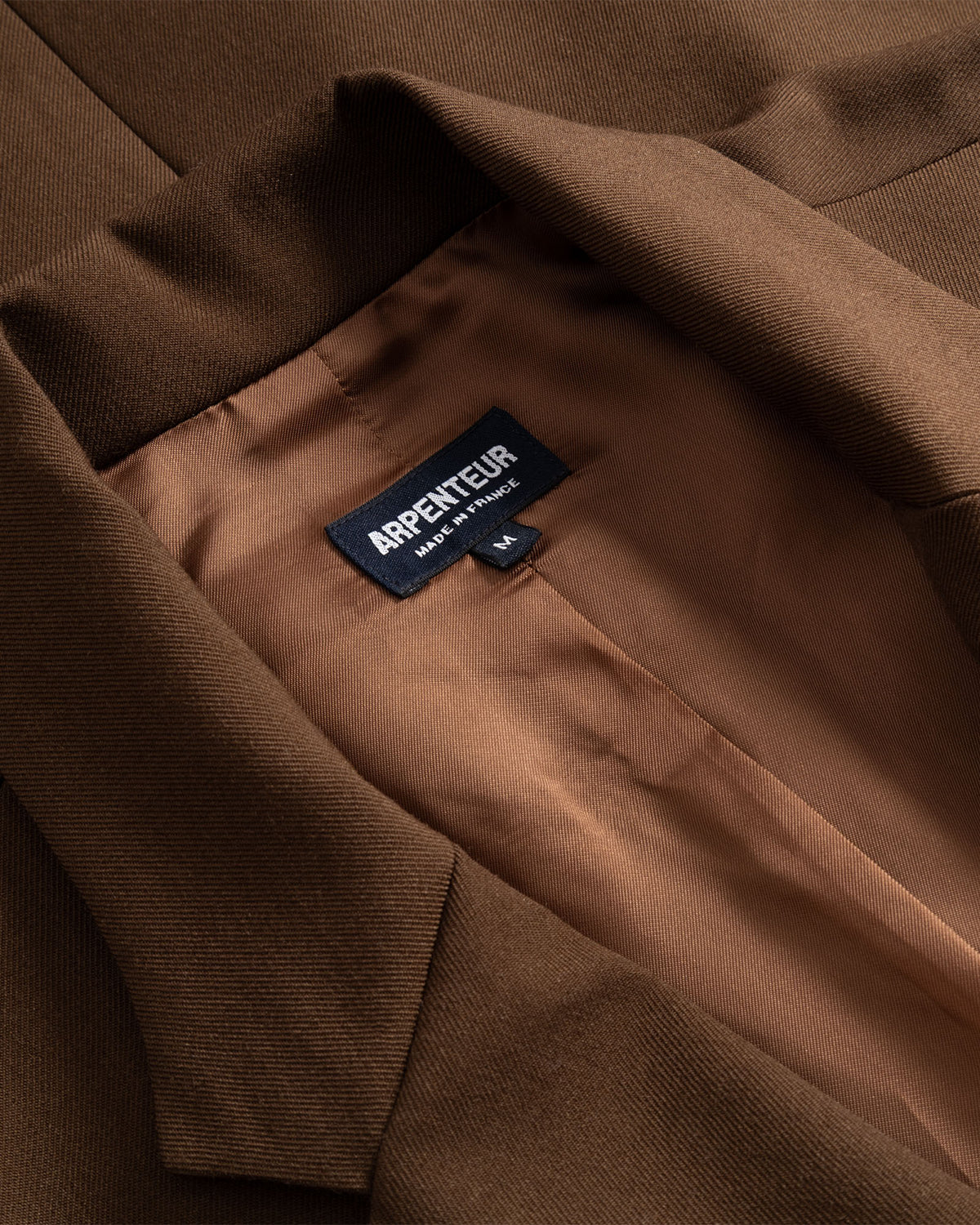 Fox J - Lined Blazer Wool Gabardine - Tobacco
