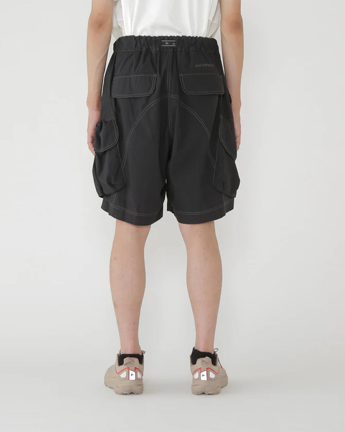Multi Pocket Short Pants (M) - Black
