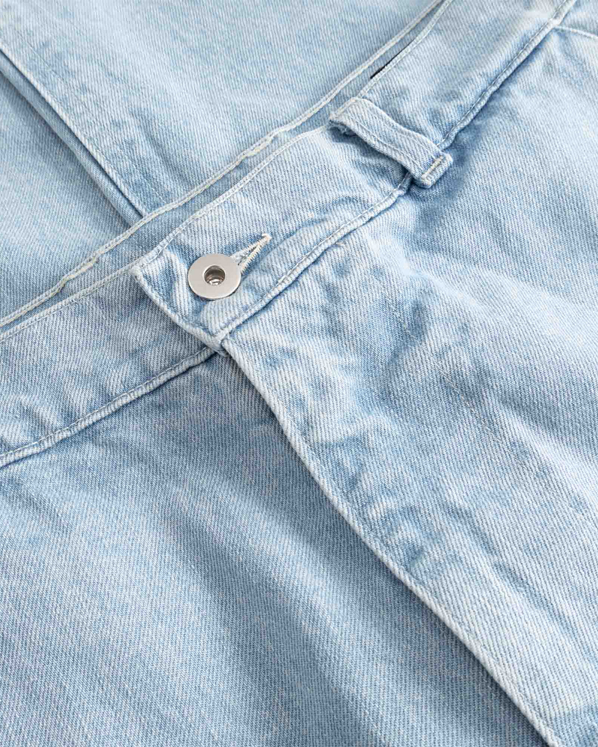 5 Pocket - Mens Trousers Denim - Bleached