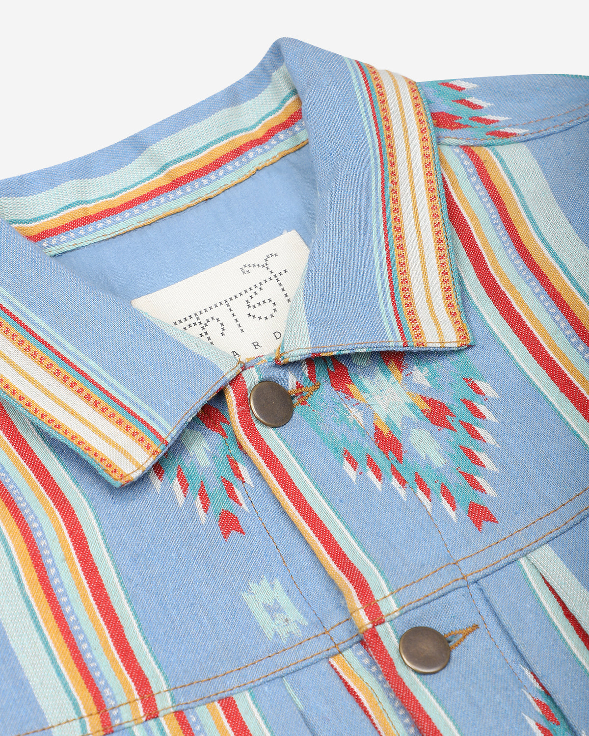 Marvin - Regular Fit Trucker Lined Jacket - Blue