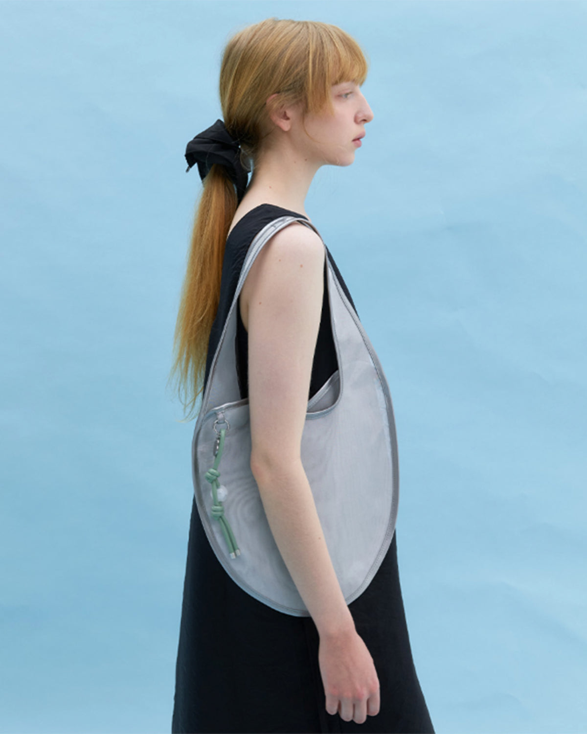 Nest Mesh Shoulder Bag - Silver