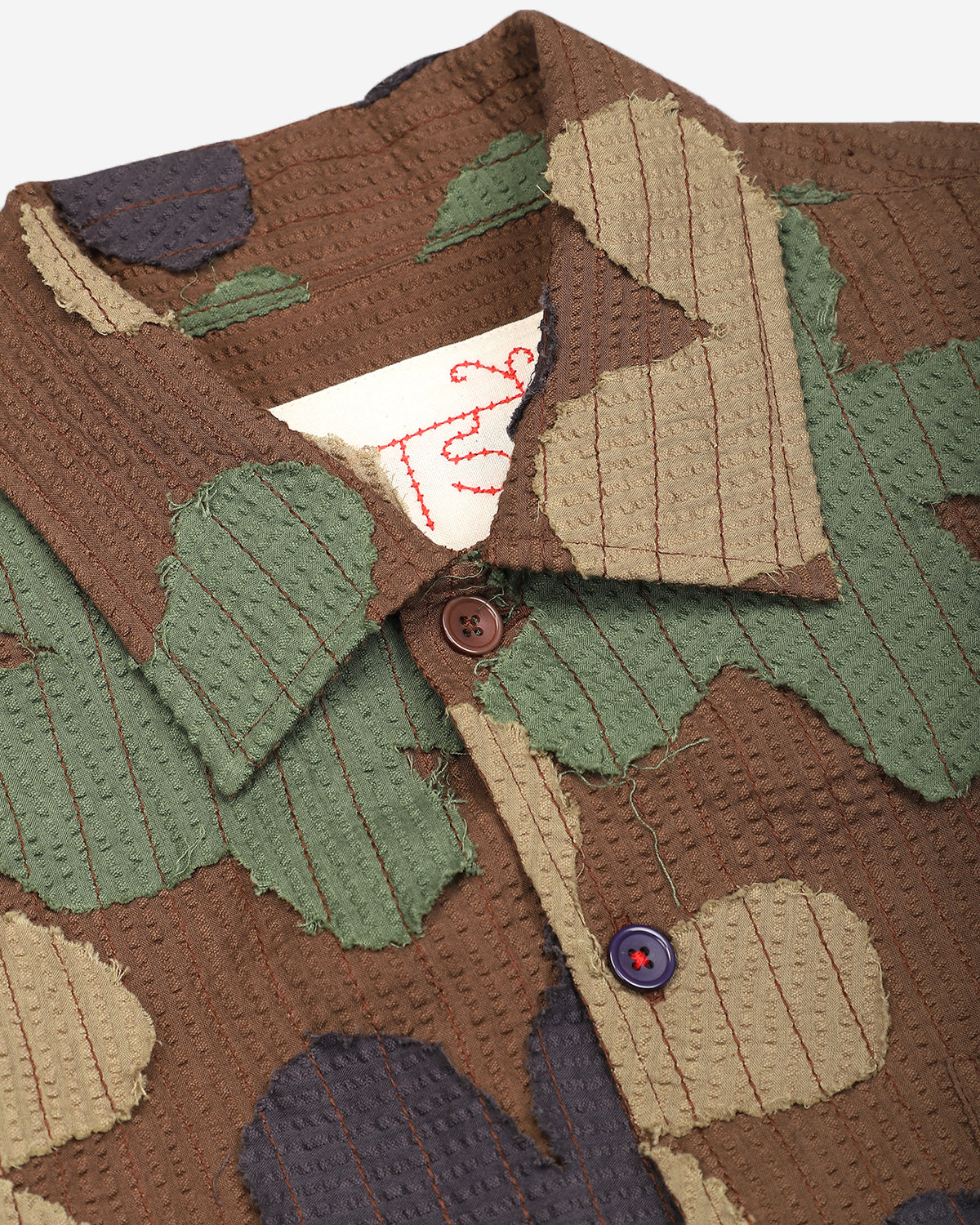 Martin - Relaxed Fit Convertible Collar LS Shirt - Multi