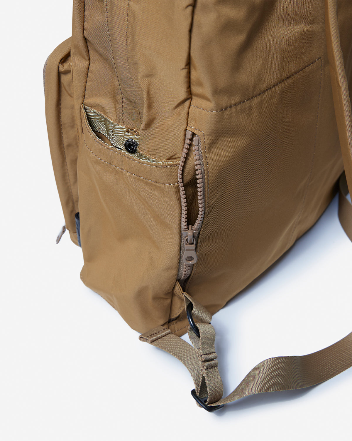 Gabardine Backpack  - Beige