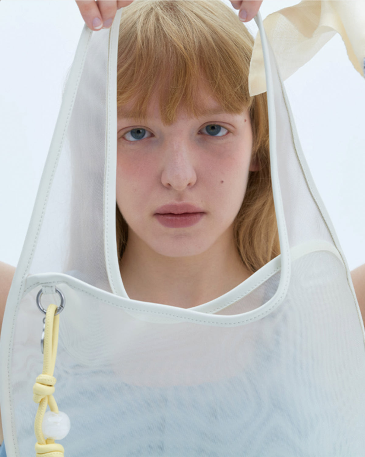 Nest Mesh Shoulder Bag - Ivory